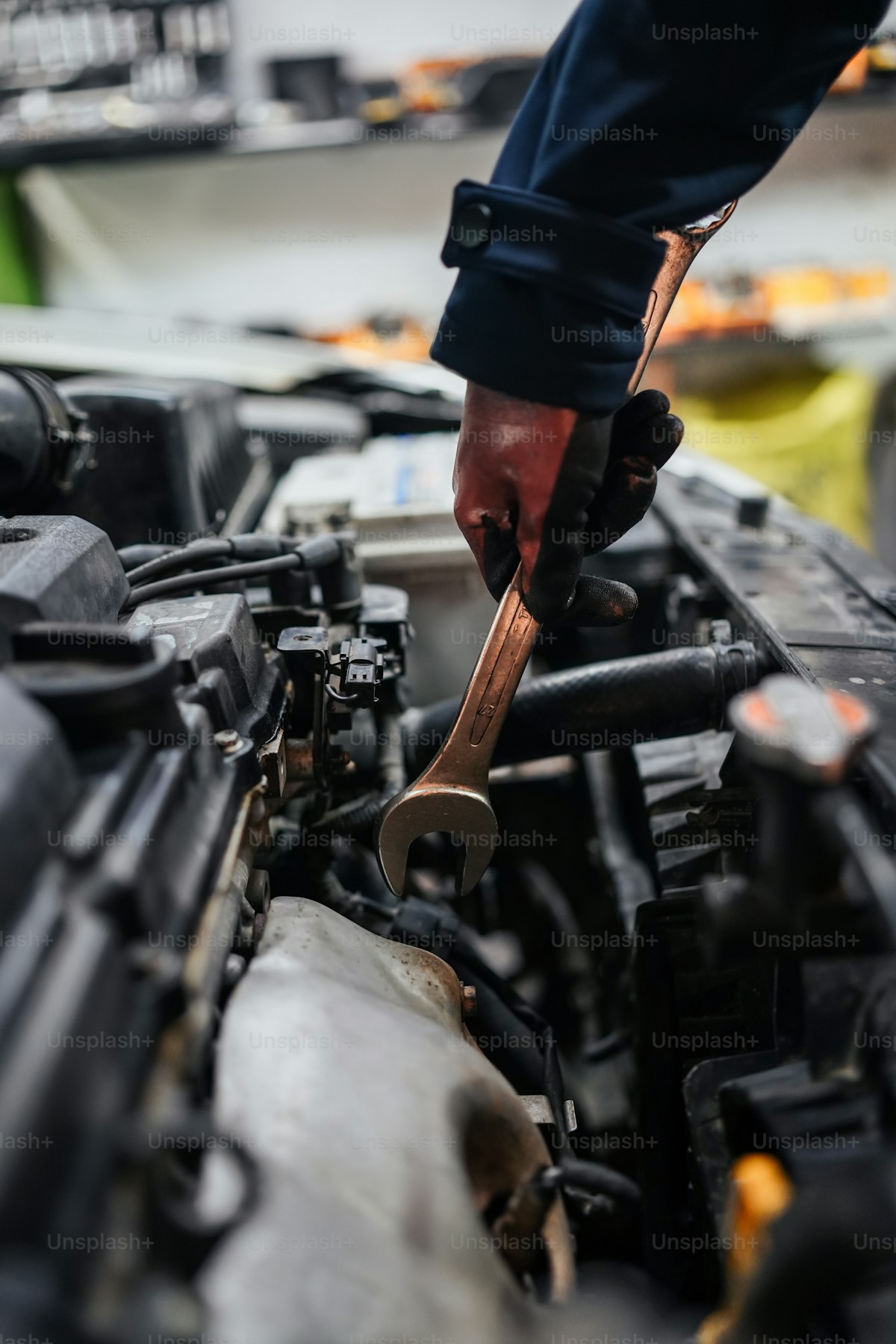 Mobile mechanic performing engine repair in Lawndale CA